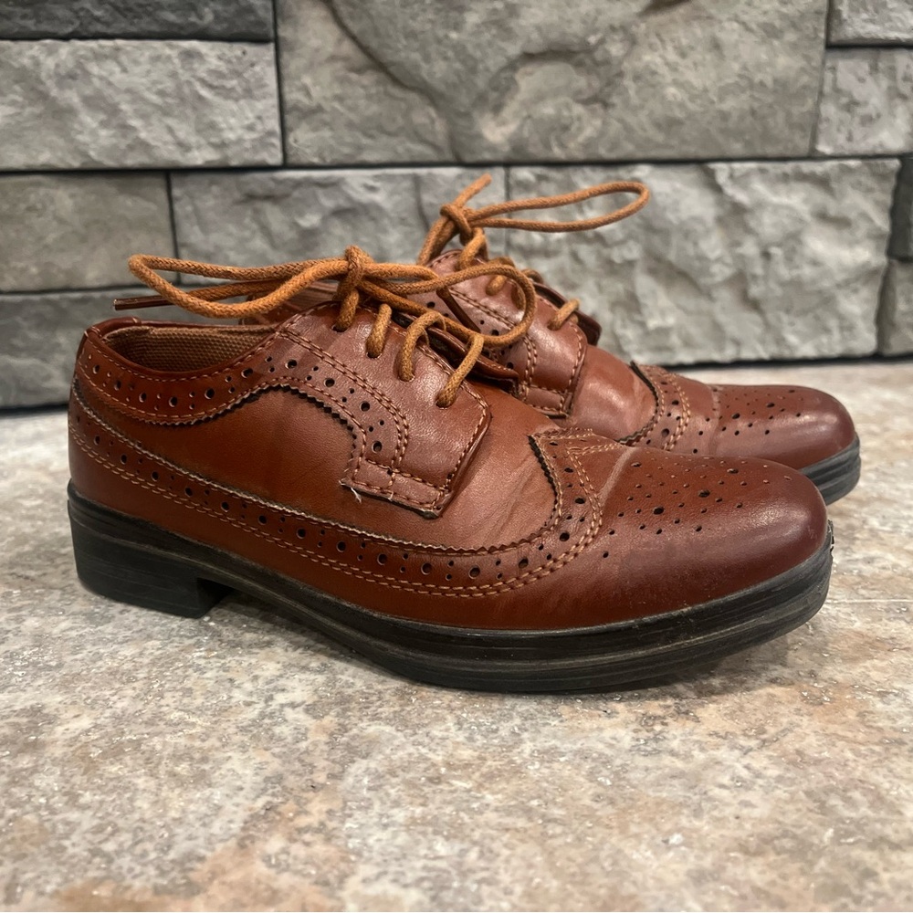 Deer Stags Brown Oxford Wingtip Brogues